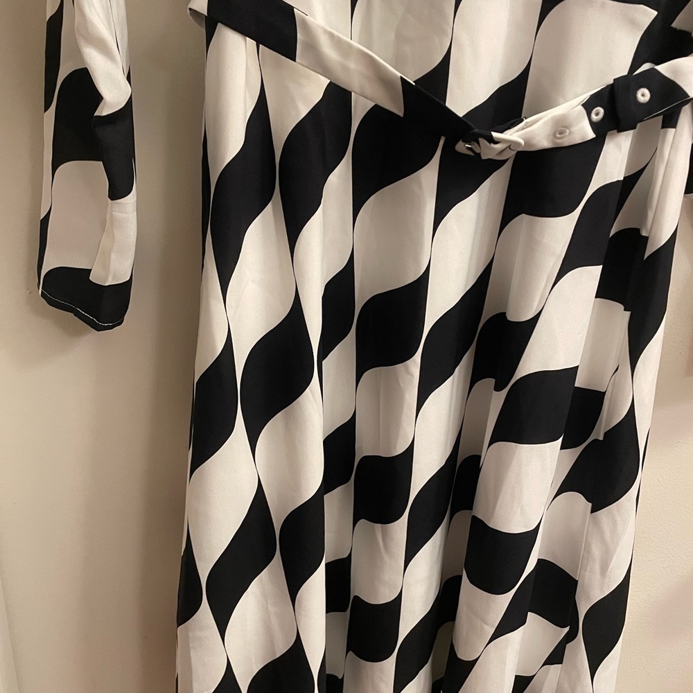 ANN TAYLOR DRESS: Size 6, Black & White, New Arrivals, NWT, New W/ $179.00 Tag - Picture 4 of 6